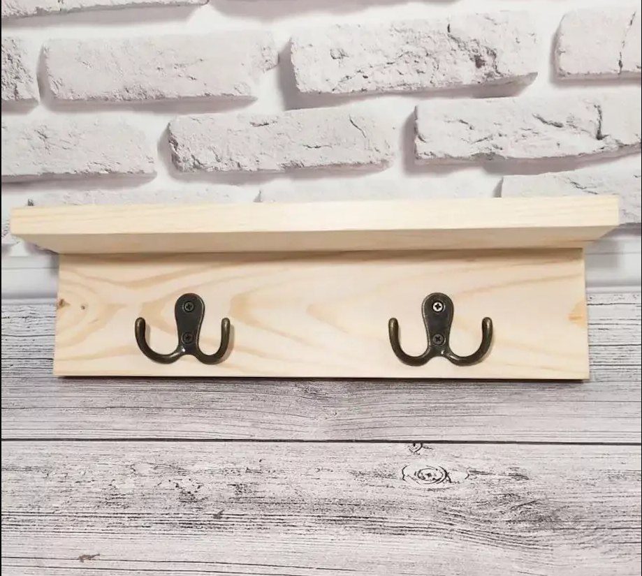 Вішалка з липи 40х15х15 см (23132912) - фото 2