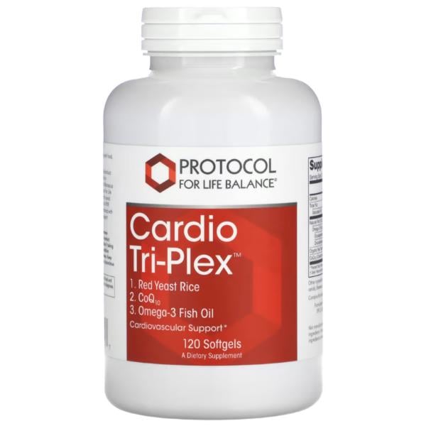 Натуральный комплекс для профилактики давления и кровообращения Protocol for Life Balance Cardio Tri-Plex 120 Softgels (23712968) Натуральный комплекс для профилактики давления и кровообращения Protocol for Life Balance Cardio Tri-Plex 120 Softgels (23712968)
