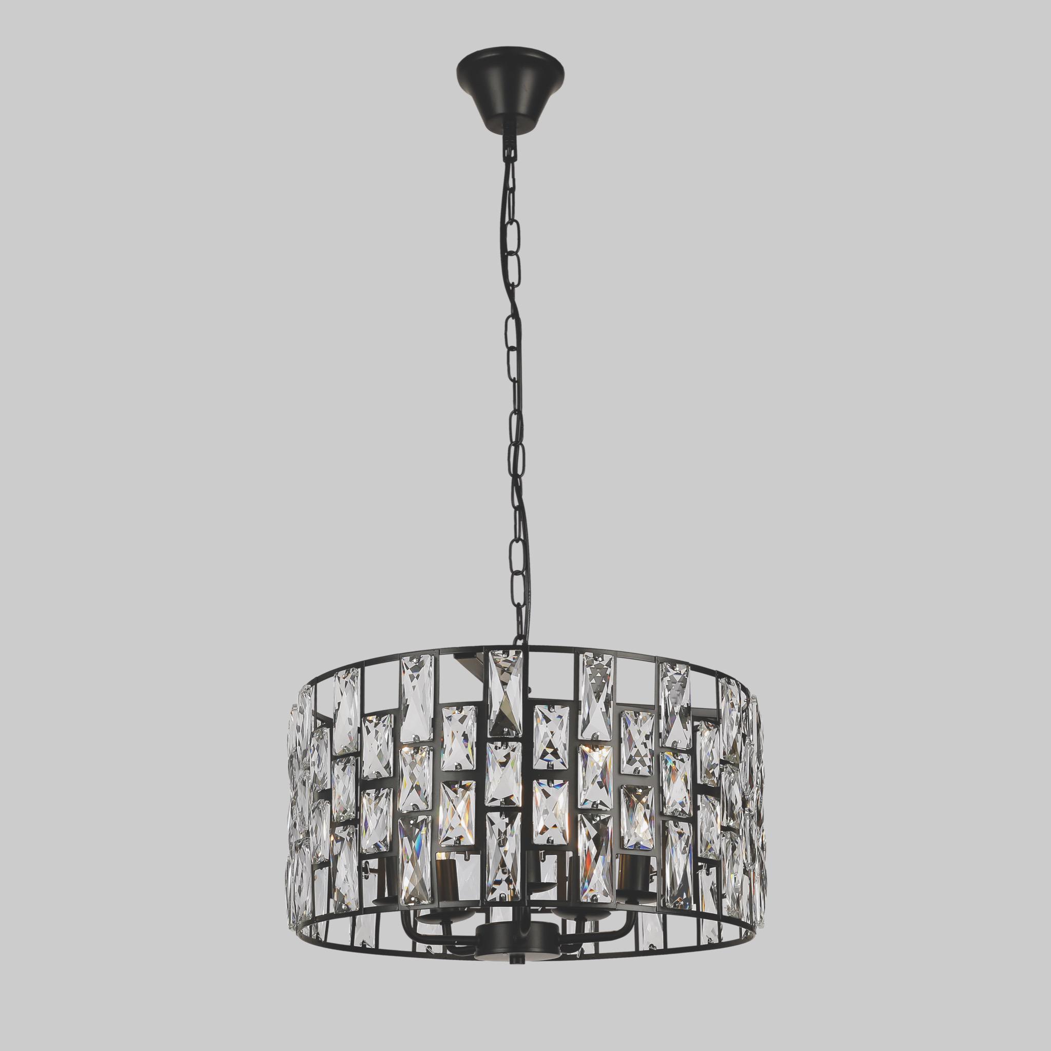 Люстра Modern Crystal на 5 ламп Черный Люстра Modern Crystal на 5 ламп Черный