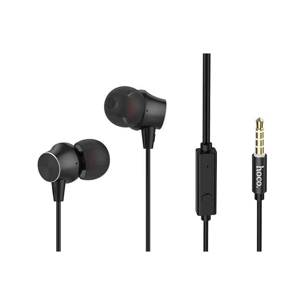 Навушники Hoco M51 Proper sound universal earphones with mic Black