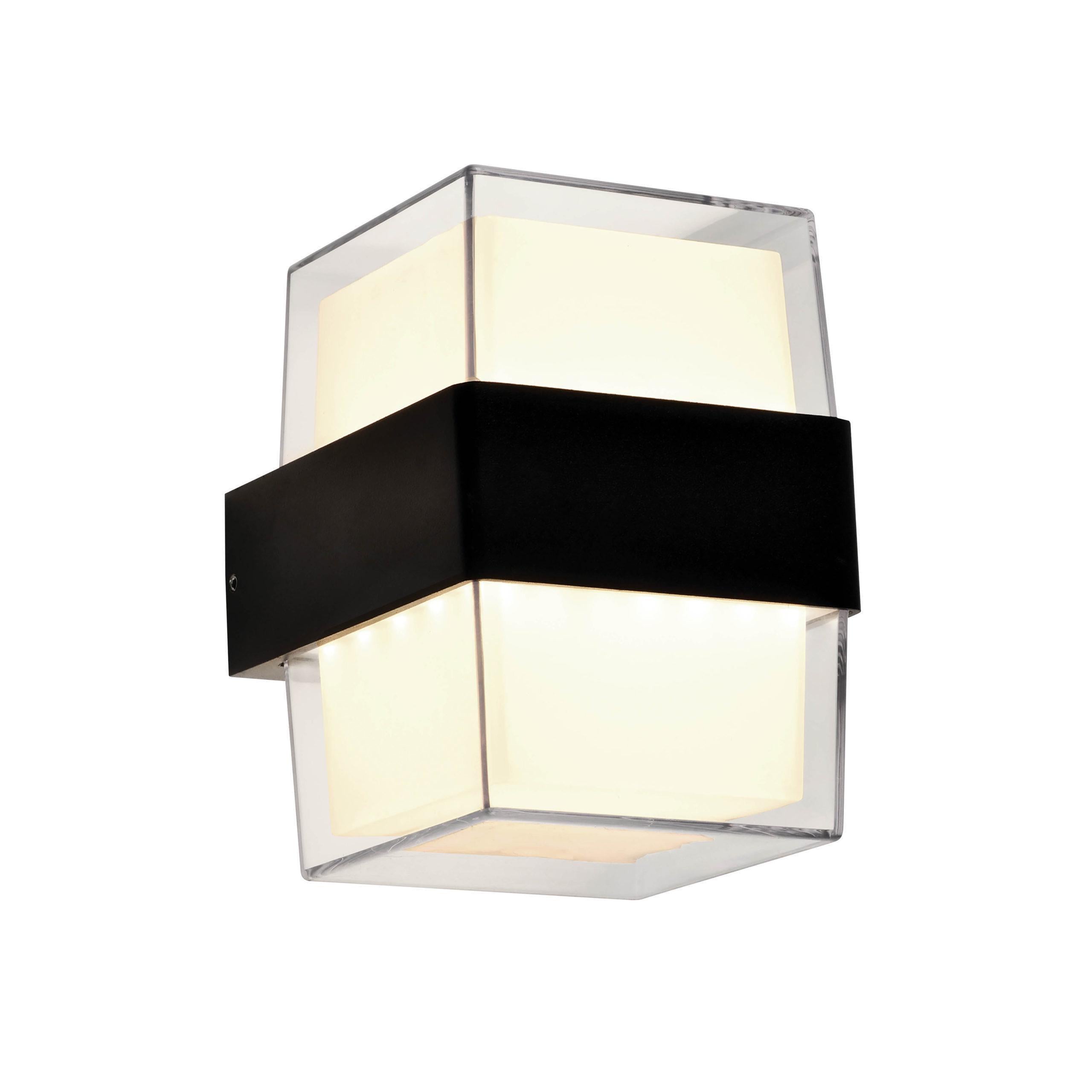 Светильник садово-парковый LED настенный HOROZ ELECTRIC KING-10/S 10W 4200K 900Lm 85-265V IP54 Черный (076-082-0004-010)