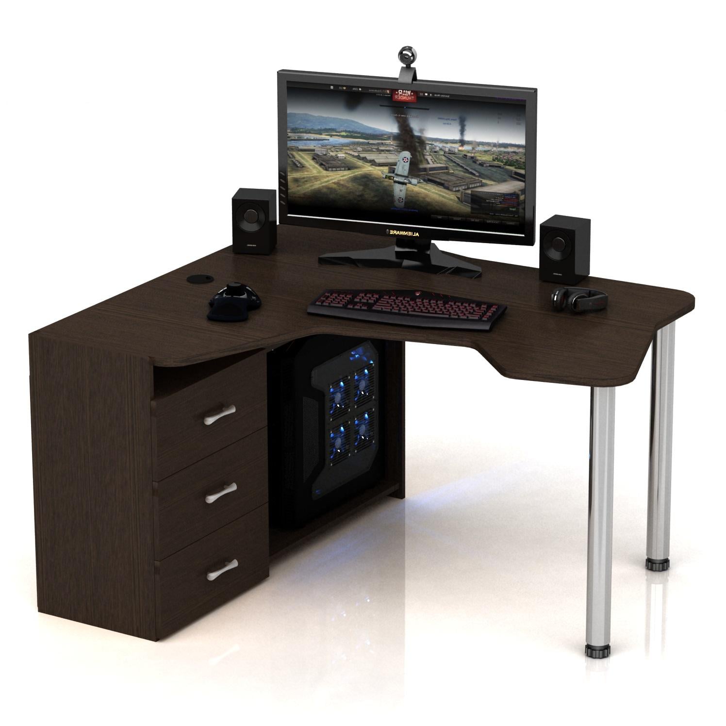 Стол геймерский CNC Mebli ХGamer KING угловой Dark