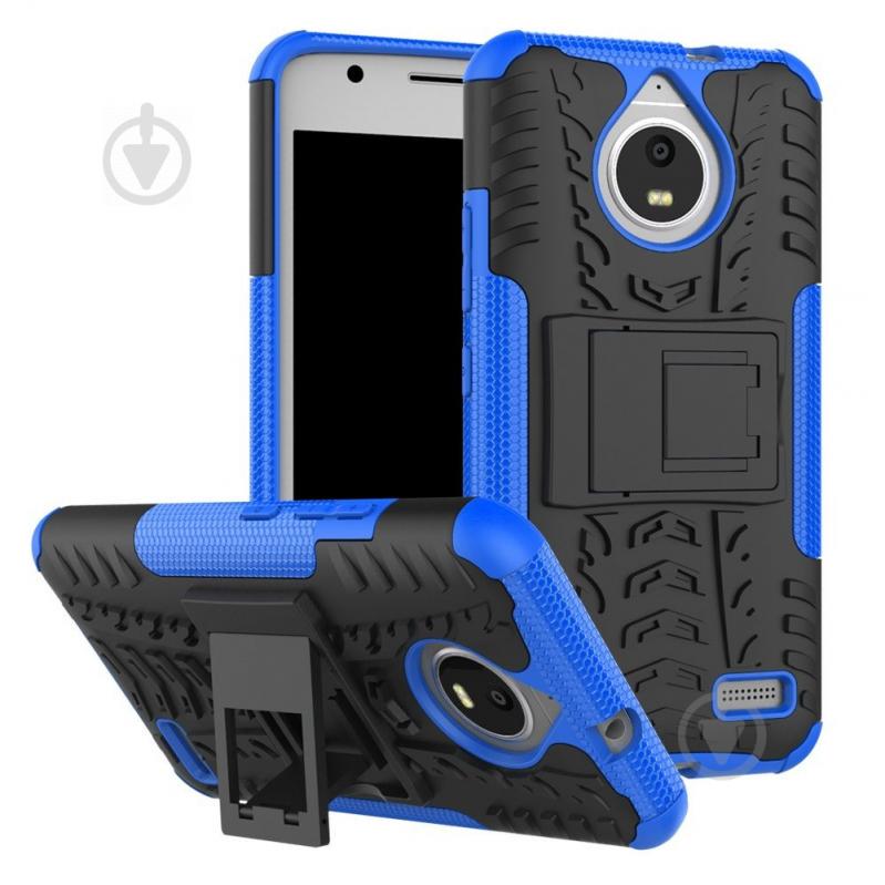 Чехол Armor Case для Motorola Moto E4 XT1762 Синий (hub_lTqX70835)