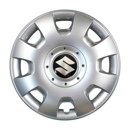 Автомобильные колпаки SKS 209 R14 с логотипом Suzuki 4 шт. Серебристый
