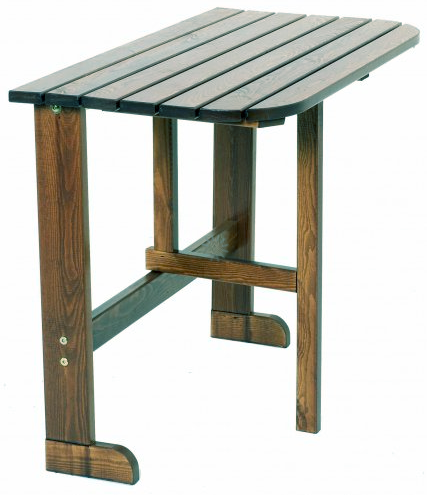 Столик балконний з дерева Чинандера Капучіно (БСО-000409)