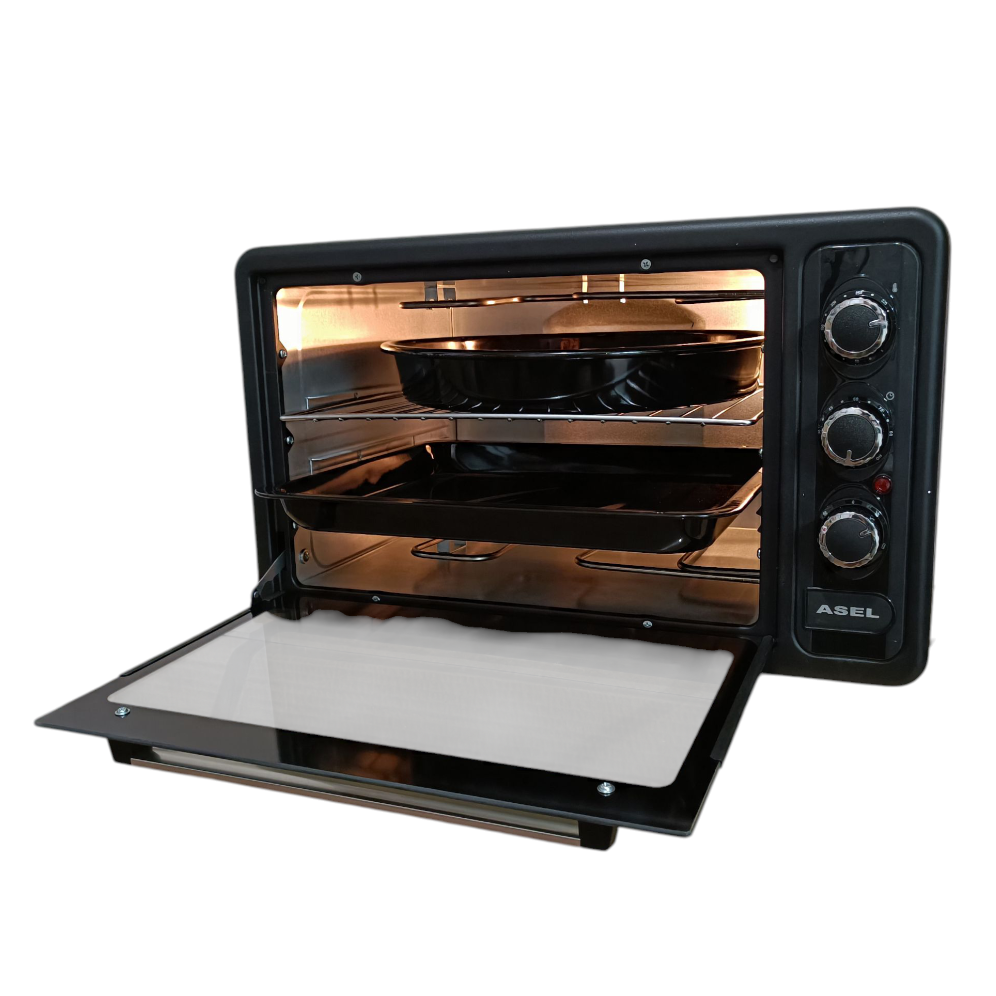 Печь электрическая Asel AF40-33 конвекция/подсветка/таймер 90 мин. 40 л Печь электрическая Asel AF40-33 конвекция/подсветка/таймер 90 мин. 40 л