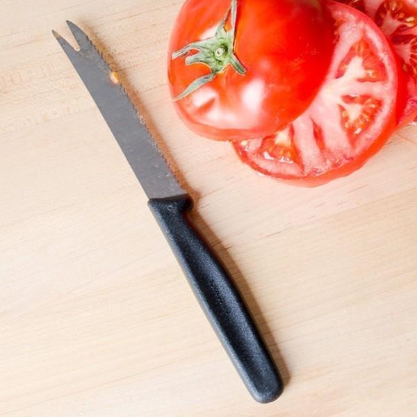 Кухонный нож для сыра Victorinox SwissClassic Cheese and Sausage Черный (6.7863) - фото 4