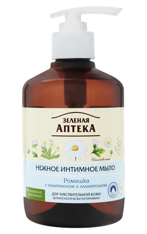 Мило для інтимної гігієни Зелена Аптека Ромашка 370 мл (4823015907814)
