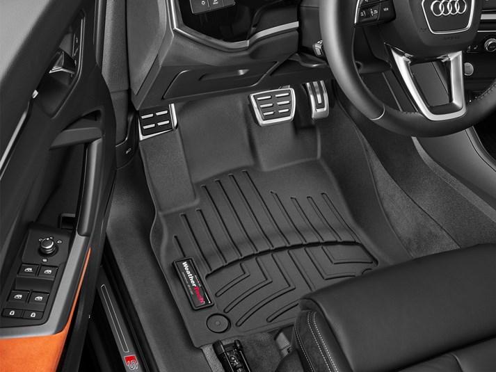 Килимки автомобільні передні лайнери WeatherTech 4415441 Audi Q3 2019 Чорний (1185135234)