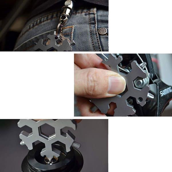 Мультитул Snowflake 18в1 у формі сніжинки з нержавіючої сталі (id_2606) - фото 4 Мультитул Snowflake 18в1 у формі сніжинки з нержавіючої сталі (id_2606) - фото 4