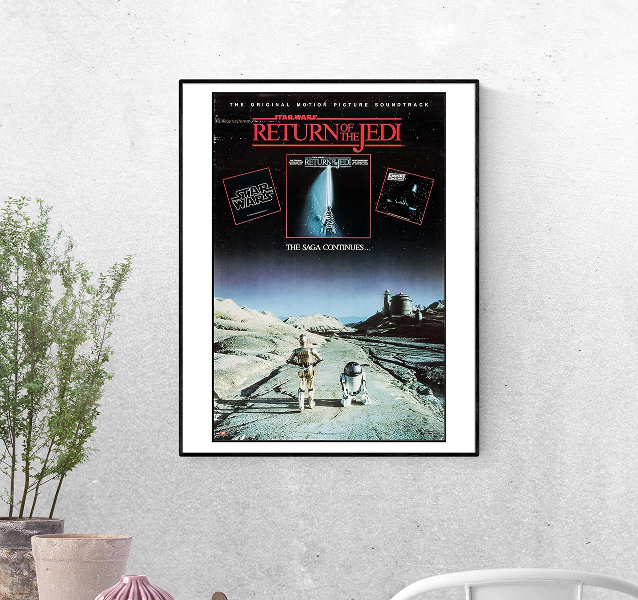 Постер Звёздные войны. Возвращение джедая 1983 формат А-4 (Afisha1858003_Poster)