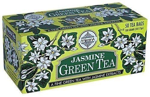 Чай зеленый Mlesna Tea Жасмин в пакетиках картонная коробка 100 г (77000683) Чай зеленый Mlesna Tea Жасмин в пакетиках картонная коробка 100 г (77000683)