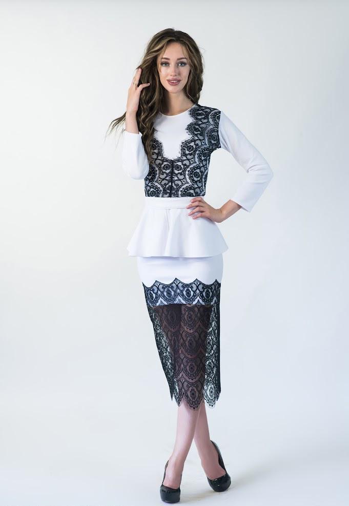 Сукня жіноча Podium Lotta 21259-WHITE S Білий