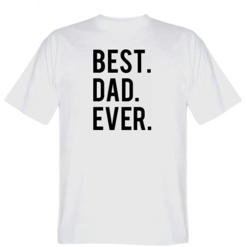 Футболка мужская "BEST. DAD. EVER." XS Белый (6284918-1-126129-XS) Футболка мужская "BEST. DAD. EVER." XS Белый (6284918-1-126129-XS)