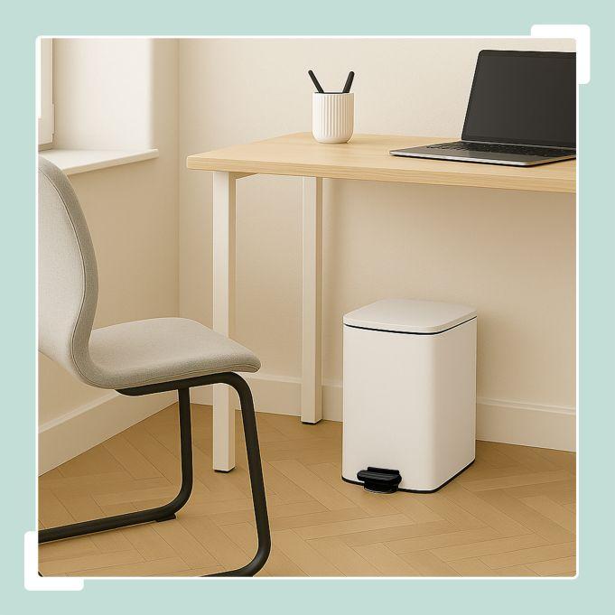 Мусорное ведро с педалью Relaxdays Soft-Close стальное для бумаги и пластика с 20 мешками 20 л 40x28x34 см - фото 7 Мусорное ведро с педалью Relaxdays Soft-Close стальное для бумаги и пластика с 20 мешками 20 л 40x28x34 см - фото 7