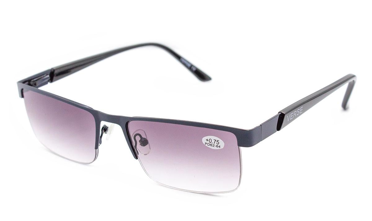 Окуляри для зору чоловічі Verse 321186S-C1 тоновані в металевій оправі +4.50 (102541329)