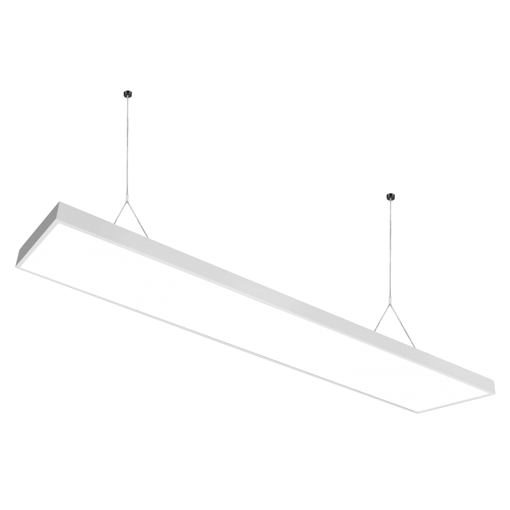 Лінійний світильник світлодіодний 42 Вт на тросахт 6200К 3000Лм Білий (25-13-42)