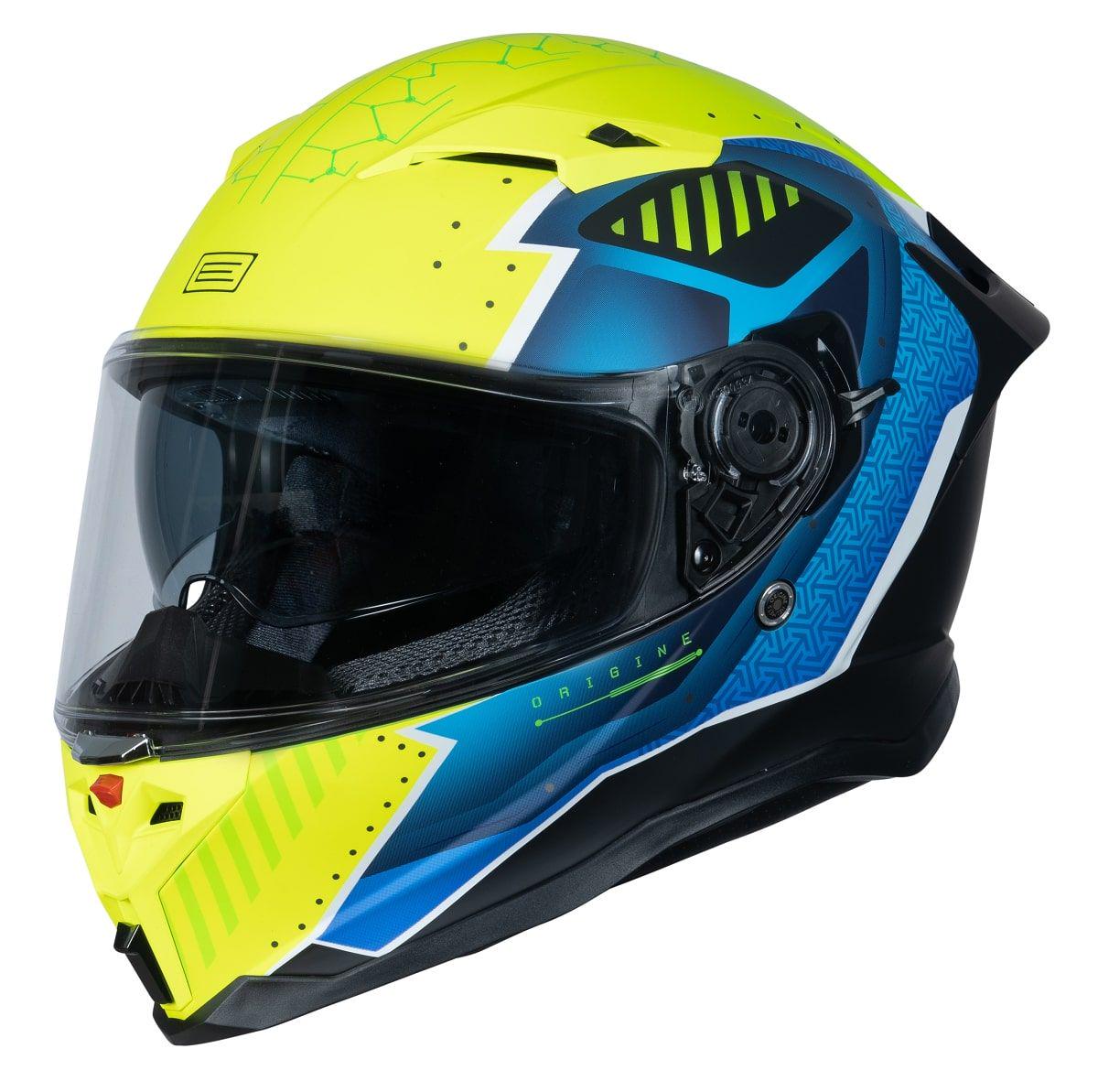 Мотошолом Origine Force Bunker S Fluo Yellow/Black Matt (32074)