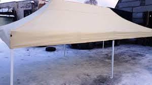 Шатер раздвижной усиленный каркас 3х6 м Бежевый (7799999) - фото 3