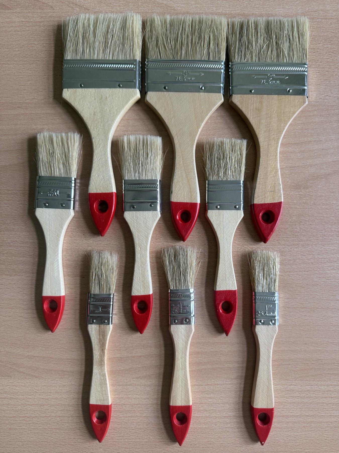 Пензлі малярні 3 набори 9 шт. 3" 76,2 мм 3 шт./1,5" 38,1 мм 3 шт./ 1" 25,4 мм 3 шт. (26671058) - фото 2 Пензлі малярні 3 набори 9 шт. 3" 76,2 мм 3 шт./1,5" 38,1 мм 3 шт./ 1" 25,4 мм 3 шт. (26671058) - фото 2