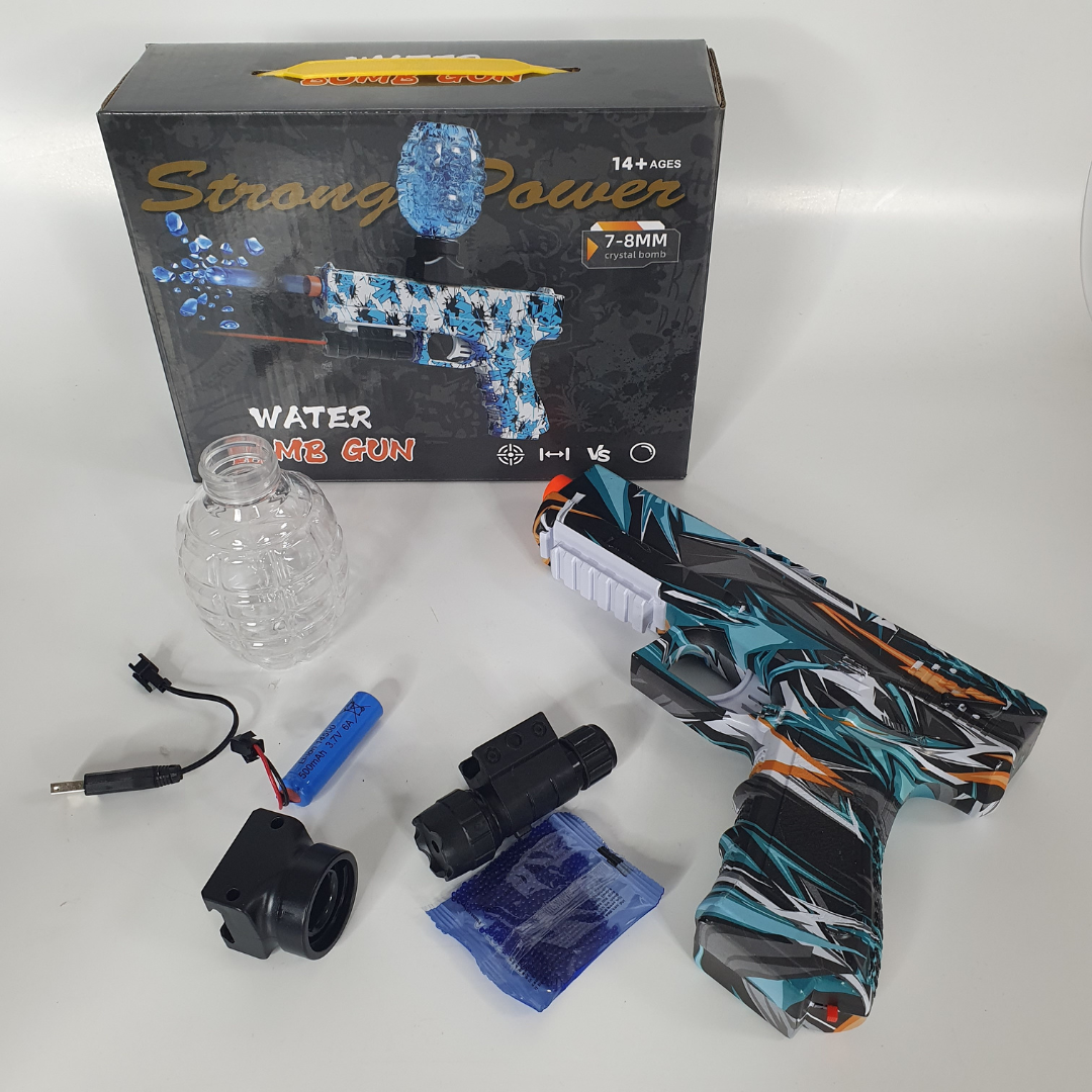 Пистолет детский Water bomb gun с гелевыми шариками аккумуляторный игрушечный (ANDG-717)