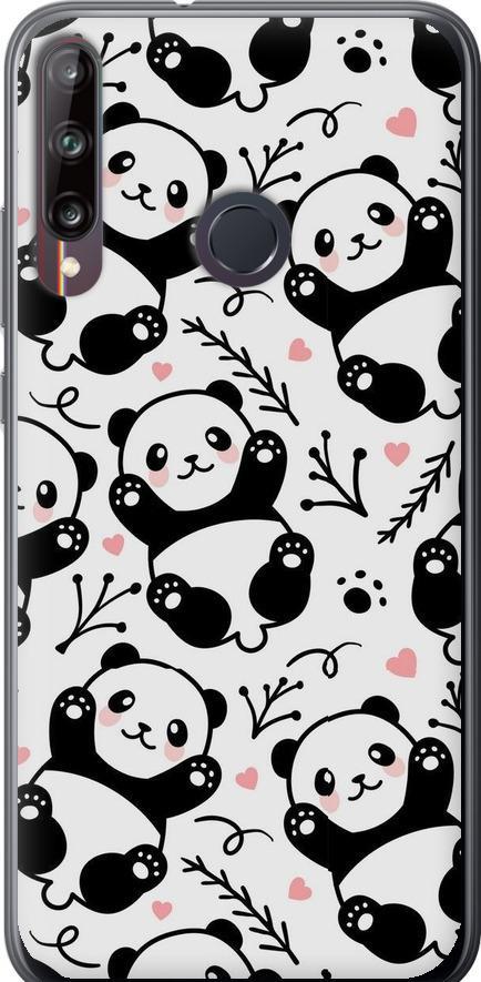 Чехол на Huawei P40 Lite E Панды (4318u-1875-42517)