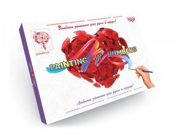 Картина по номерам Danko Toys №8 Букет 30х40 см (KpN-03-08) Картина по номерам Danko Toys №8 Букет 30х40 см (KpN-03-08)