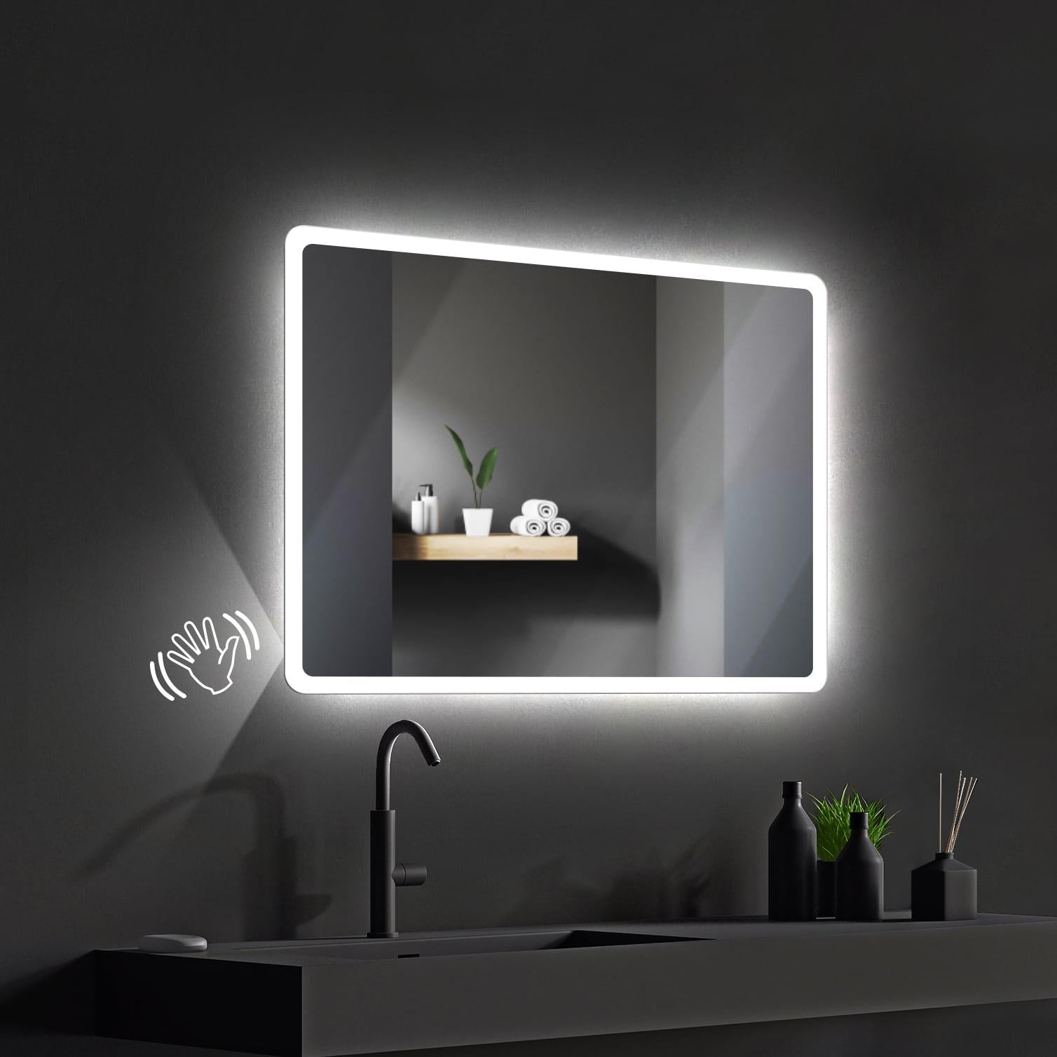 Зеркало Dim Dzerkal TERASO с LED-подсветкой + датчик движения 80х160 см (11107)