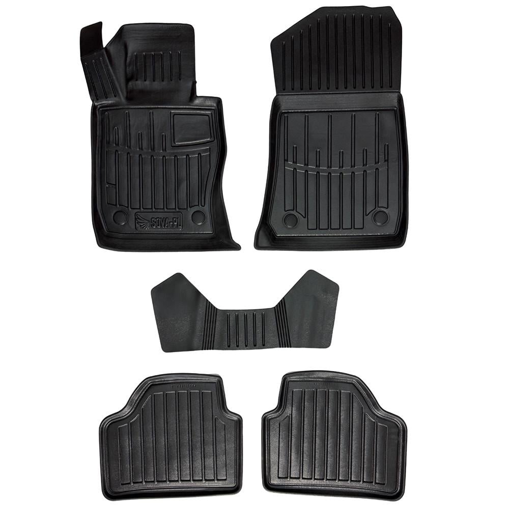 Коврики в салон SOVA-PL для BMW X1 E84 2009-2015 резиновые 5 шт. Черный (28800623) Коврики в салон SOVA-PL для BMW X1 E84 2009-2015 резиновые 5 шт. Черный (28800623)