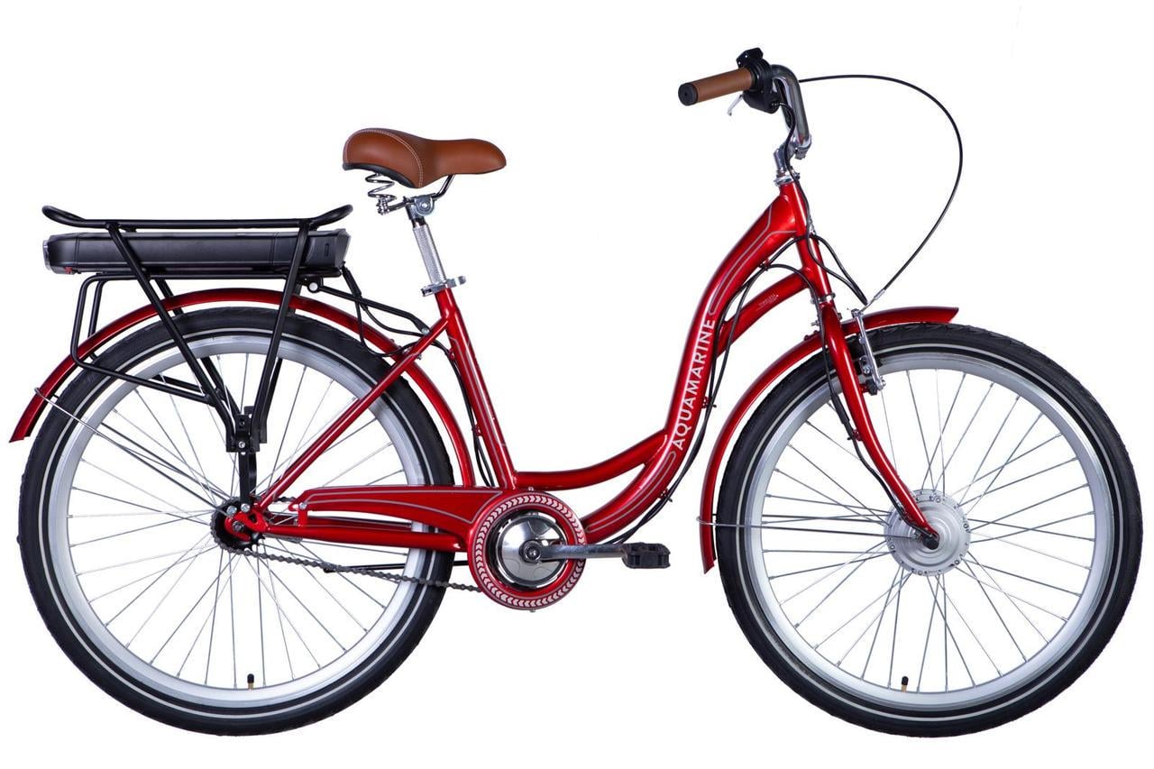 Електровелосипед Aquamarine 36V 500W 12,5 Ah 26" Червоний (2919338262)