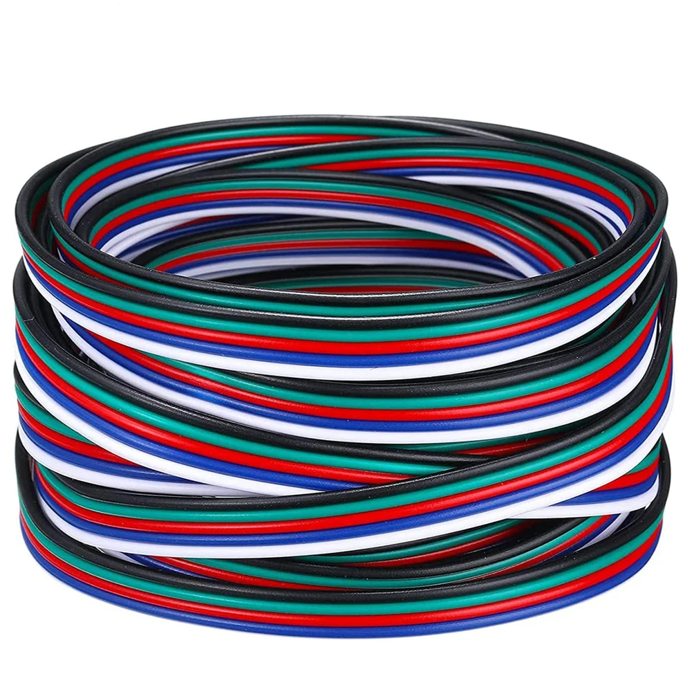 Провод для подключения светодиодной ленты RGBW АВГ 5x0,32 (28523) Провод для подключения светодиодной ленты RGBW АВГ 5x0,32 (28523)