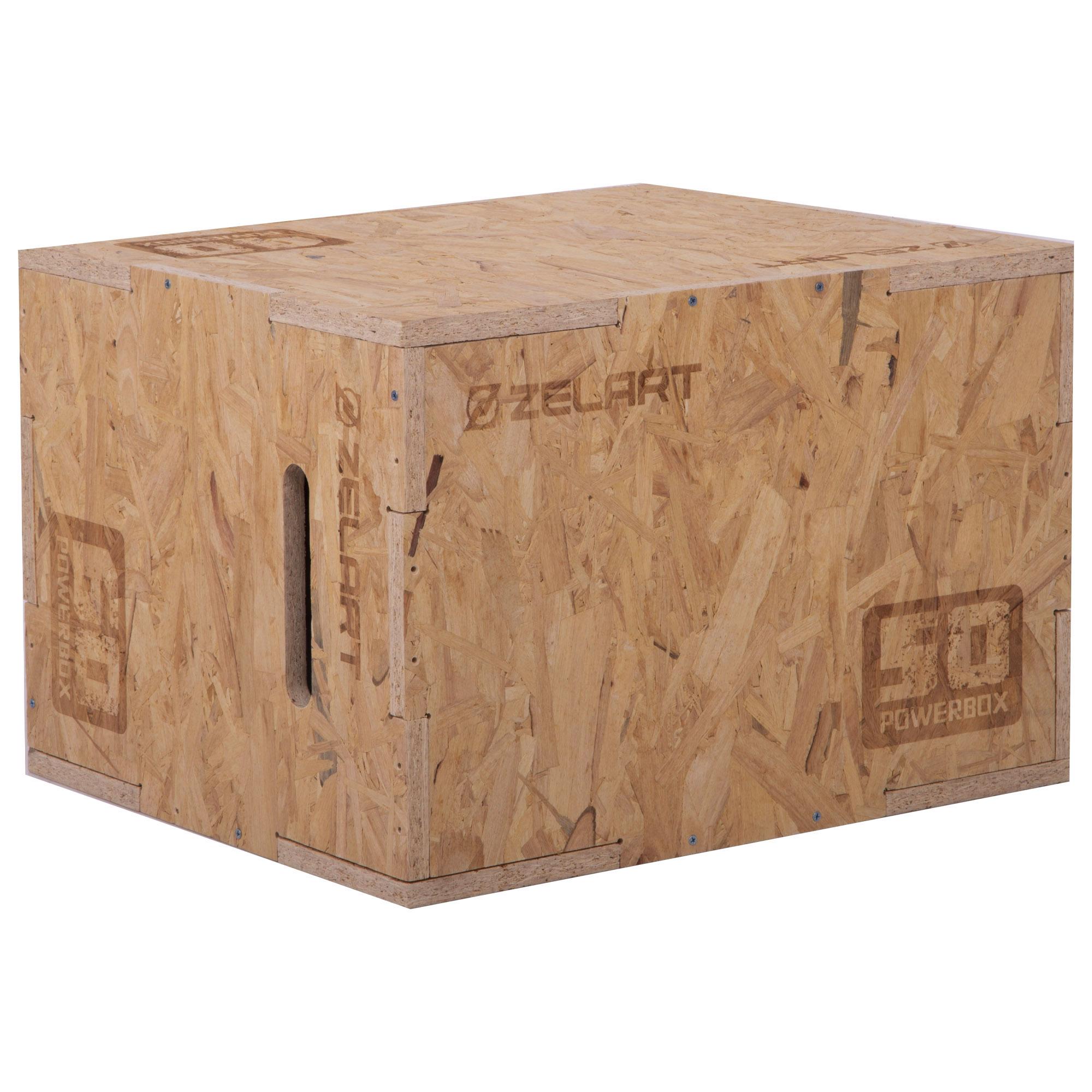 Бокс пліометричний дерев'яний Zelart BOX-WOOD FI-3636-1 1 шт. 60 см (NA004390)