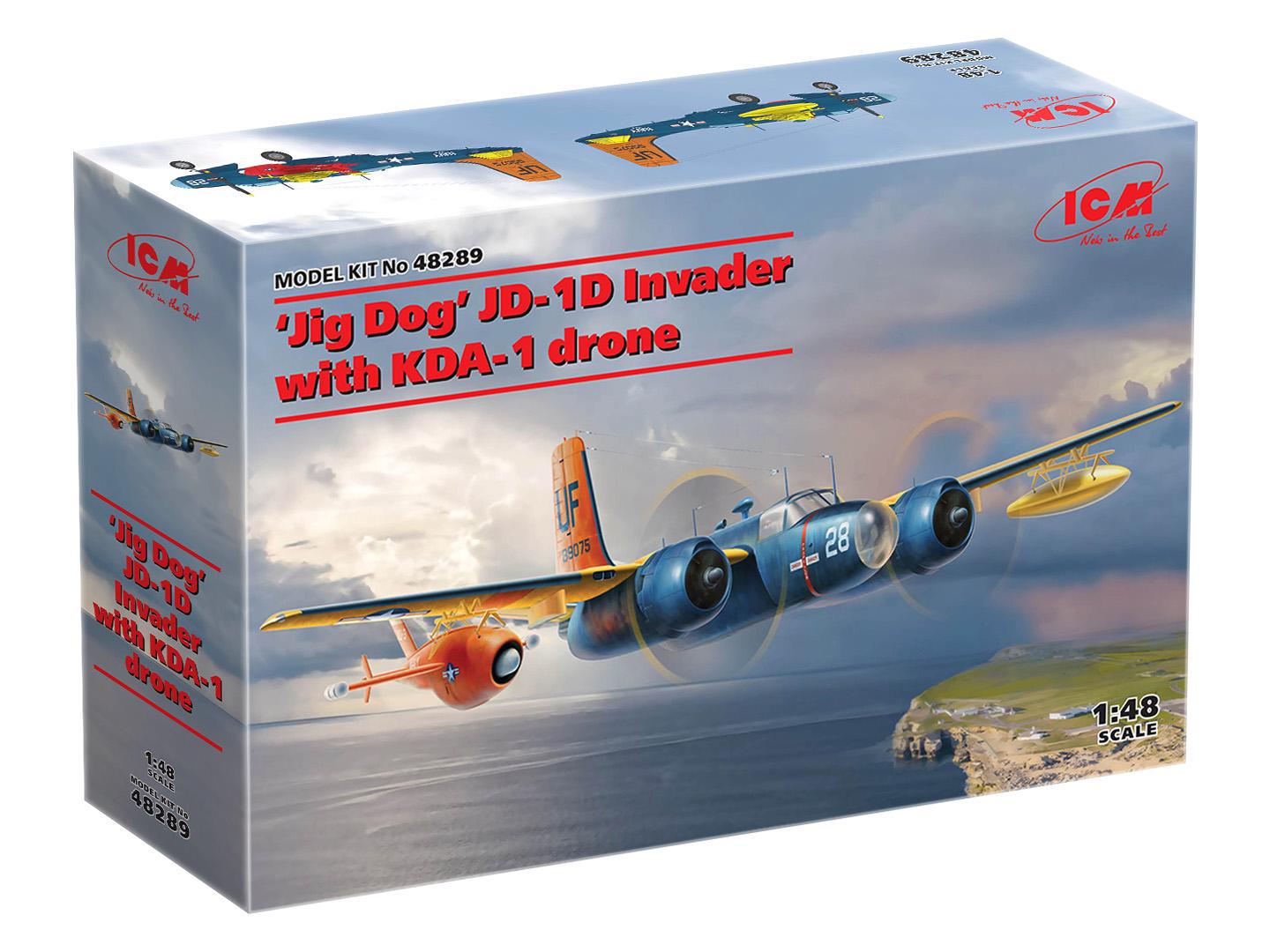 Сборная модель ICM Jig Dog JD-1D Invader с беспилотником KDA-1 (48289)