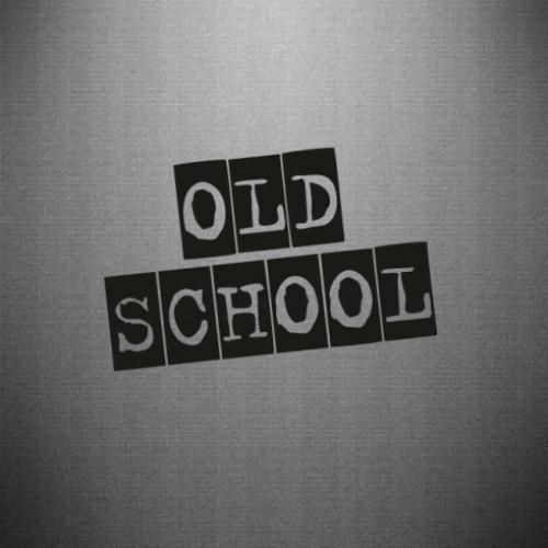 Наклейка Old school 20x13,5 см Черный (21559062)