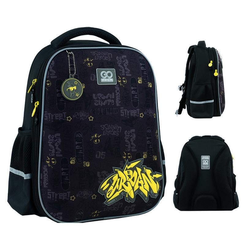 Рюкзак шкільний GoPack Education Urban 38x28x13 см 15 л Сірий (GO24-165M-6) - фото 6