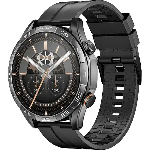 Смарт-годинник Haylou Solar 5 LS20 Silicone strap Black