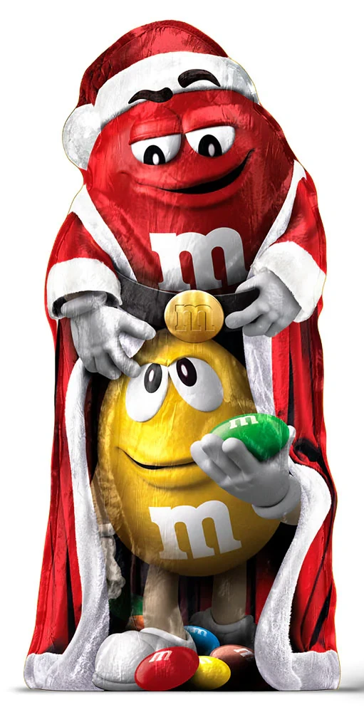 Шоколадний Санта M&M's 100 г Червоний