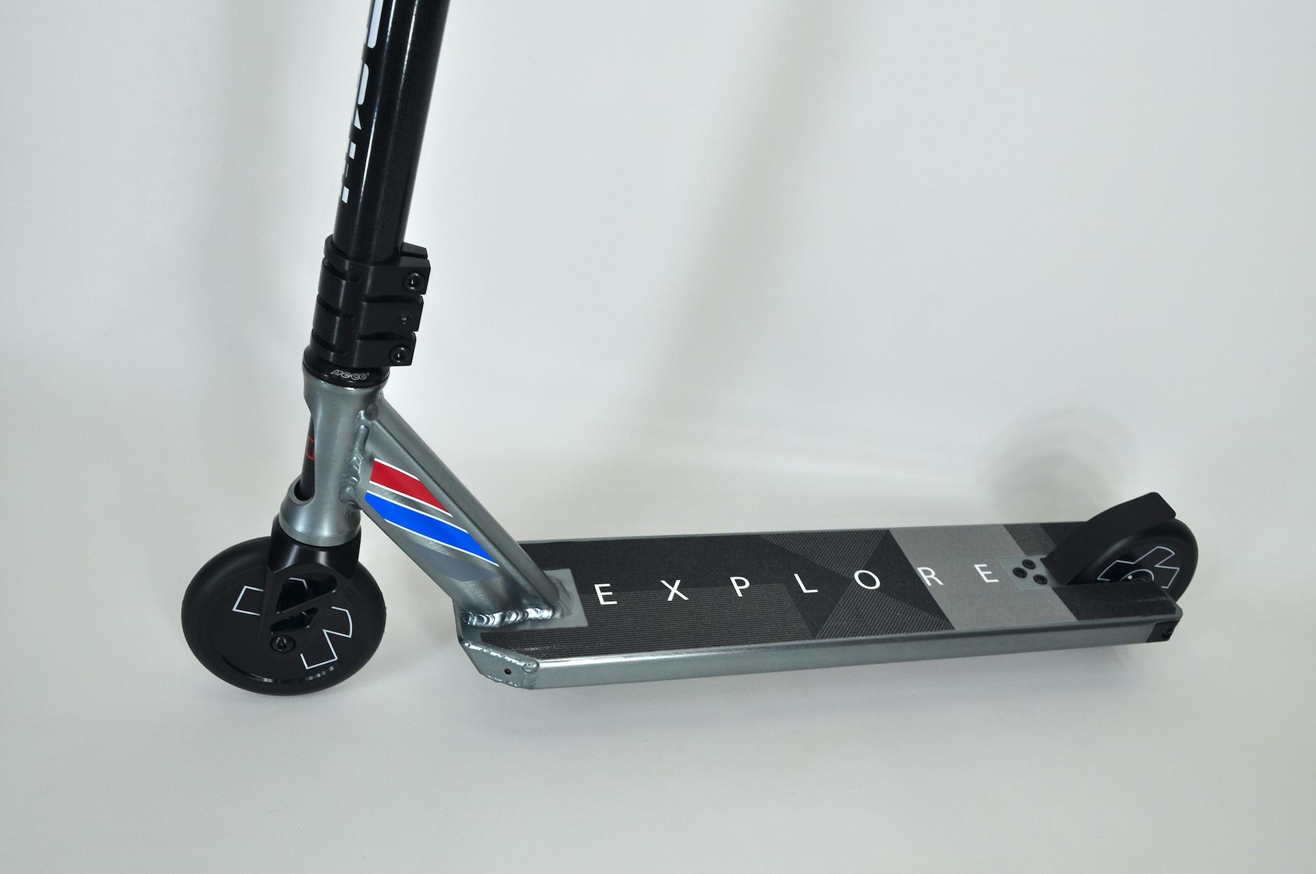 Самокат трюковий Explore Aston HIC + пеги Сірий - фото 3 Самокат трюковий Explore Aston HIC + пеги Сірий - фото 3