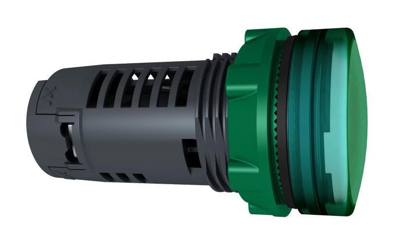 Лампа сигнальная Schneider Electric Harmony XB5 22 мм LED 240 V AC Зеленый (XB5EVM3)