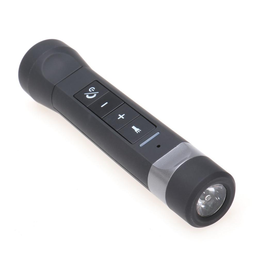 Многофункциональный Bluetooth колонка-фонарь Sunroz Multifunctional Music Torch 3W Черный (SUN6125) Многофункциональный Bluetooth колонка-фонарь Sunroz Multifunctional Music Torch 3W Черный (SUN6125)