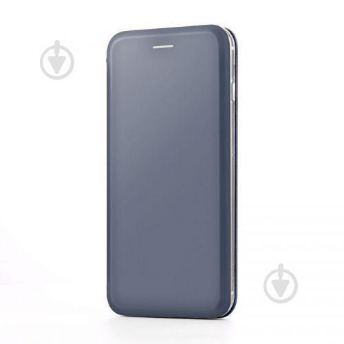 Кожаный чехол-книжка Epik Classy для Samsung Galaxy A10 (A105F) Синий (707157)