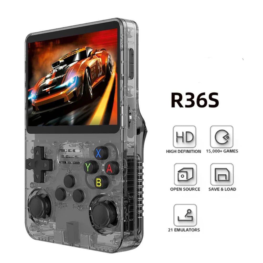 Игровая приставка Data Frog R36S 64GB Black 10000 игр (2146320032) - фото 2 Игровая приставка Data Frog R36S 64GB Black 10000 игр (2146320032) - фото 2