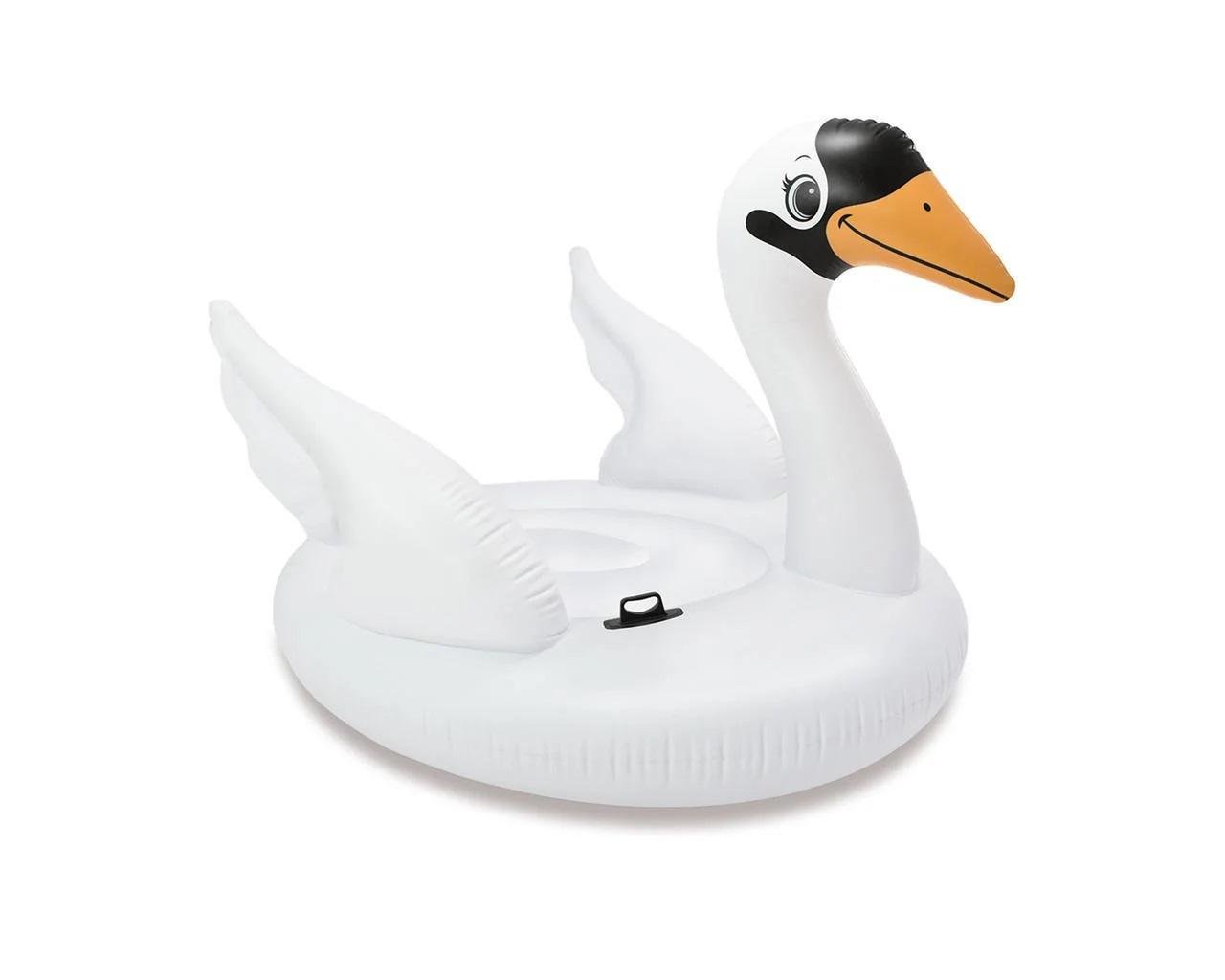 Надувний пліт Inteх 57557 Лебідь від 6 років 130х102х99 см (15360179)
