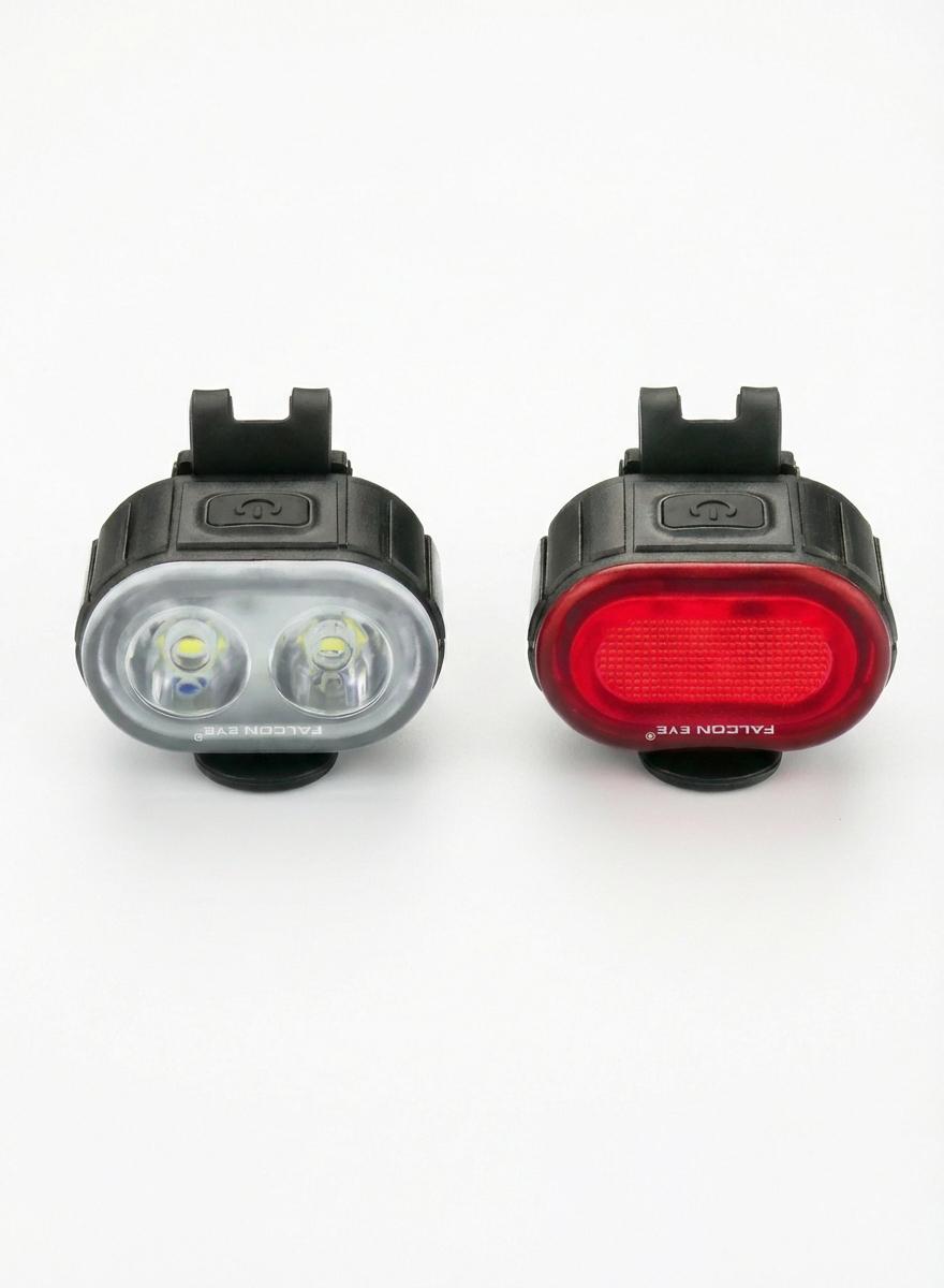 Фара велосипедная аккумуляторная OnePro водонепроницаемая с USB зарядкой Черный (73974)