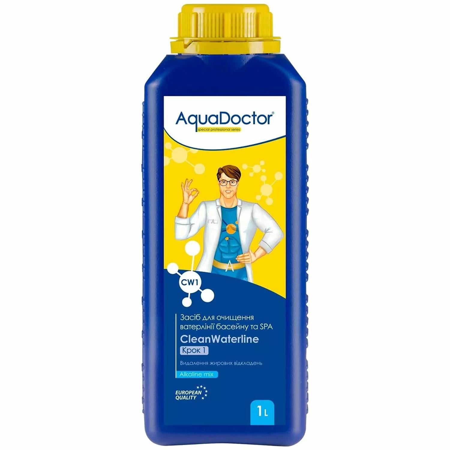 Средство для очистки ватерлинии бассейна и СПА AquaDoctor CW CleanWaterline Шаг 1 л