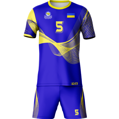 Волейбольна форма чоловіча ID Sport М Синій (00202405)