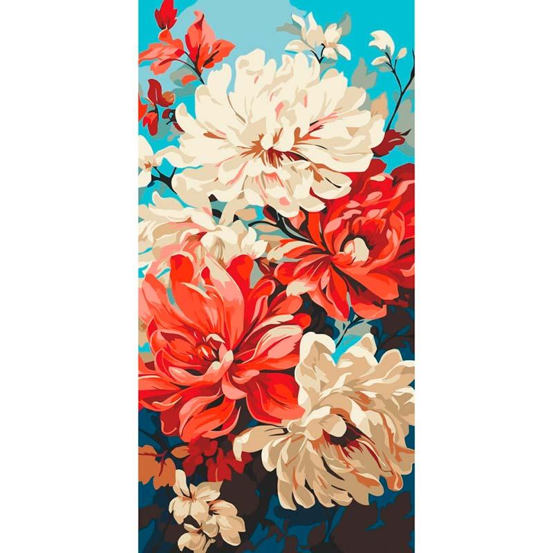 Картина по номерам ART CRAFT Георгины 40х80 см (13070-AC)