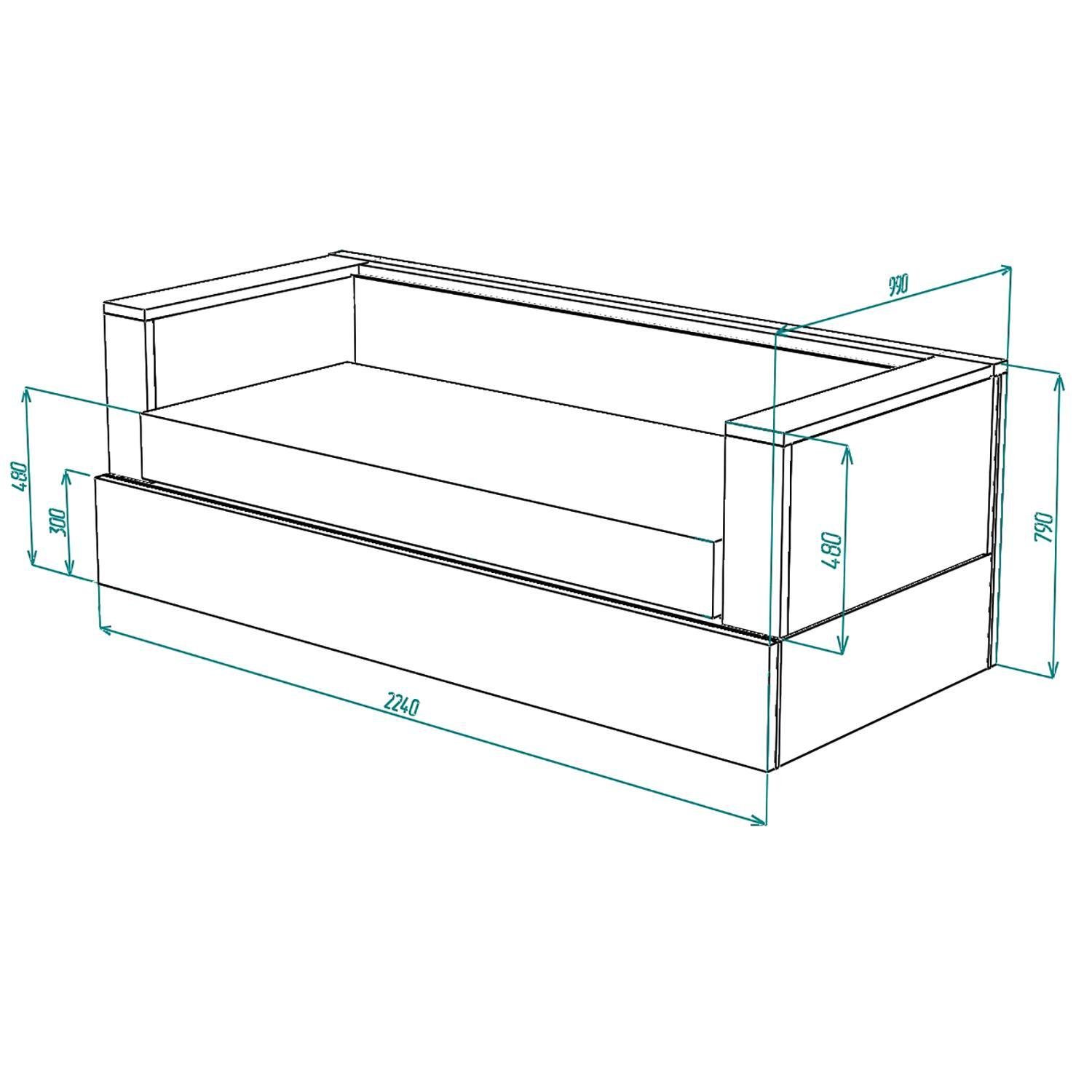 Диван-трансформер Knap Knap Rumi у вітальню Stone (S016012072) - фото 6 Диван-трансформер Knap Knap Rumi у вітальню Stone (S016012072) - фото 6