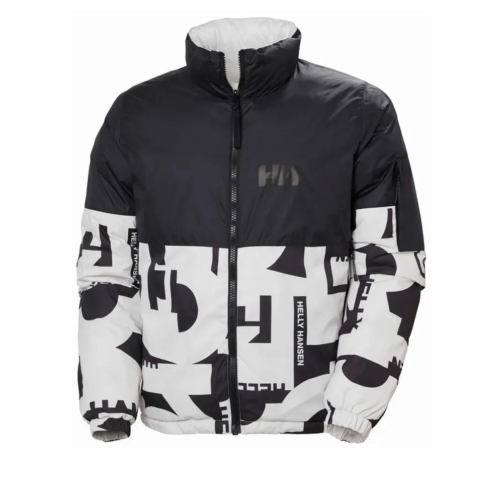 Пуховик чоловічий Helly Hansen Active Reversible Jacket Nimbus Cloud XL Чорно-білий (61713145)