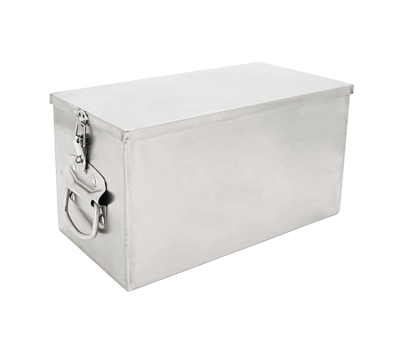 Корпус для збирання акумуляторів VOLTRONIC з нержавіючої сталі 340x270x190 мм Silver (LIBOX340)